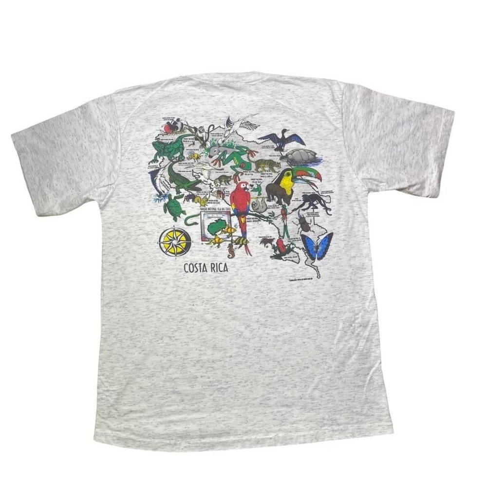 Vintage Costa Rica national parks x nature animals birds shirt - Picture 4 of 5